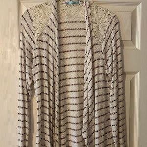 Maurice’s Sweater- lace detail, EXTRA soft